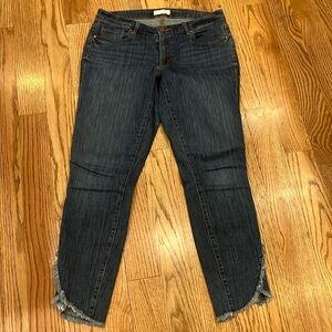 Loft 27” inseam. Curvy skinny-